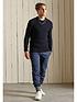  image of superdry-jacob-cable-crew-knit