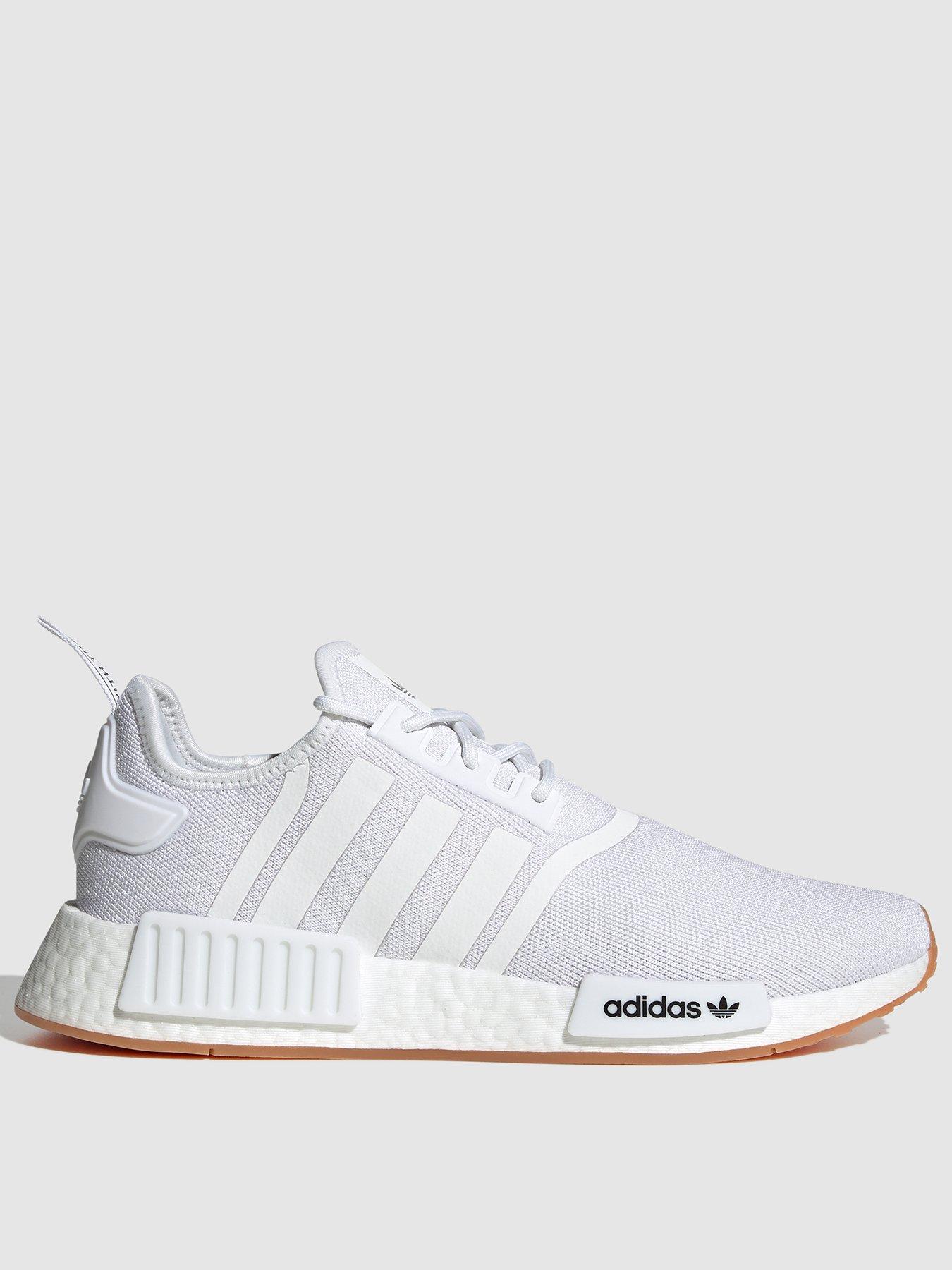 Originals men's clearance nmd_r1 shoes white/gum