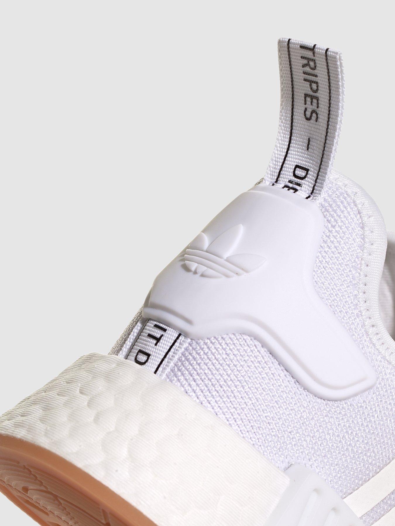 adidas Originals NMD R1 Trainers White Gum Very