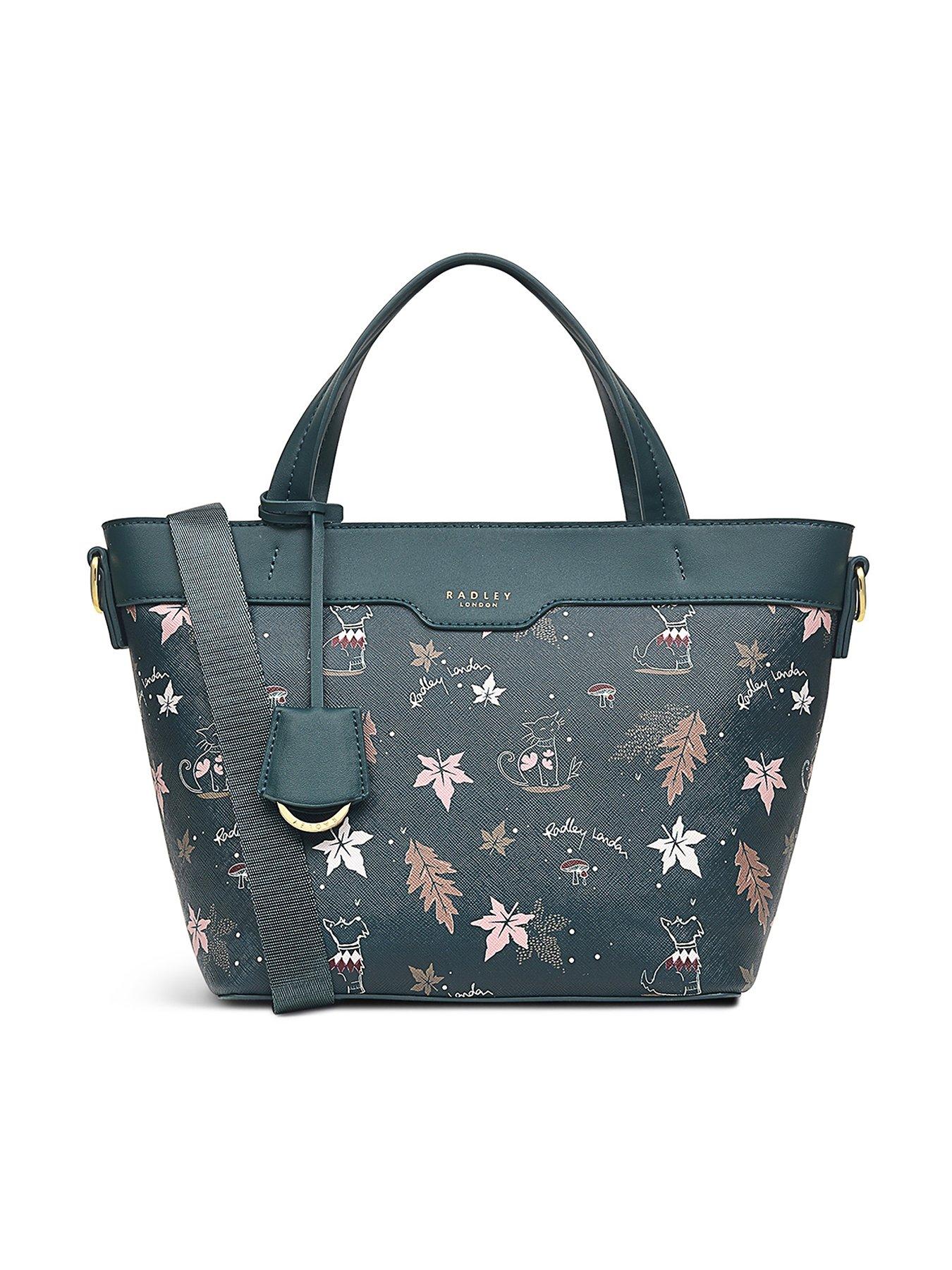 Radley Forest Friends Medium Ziptop Multiway Bag Laurel very.co.uk