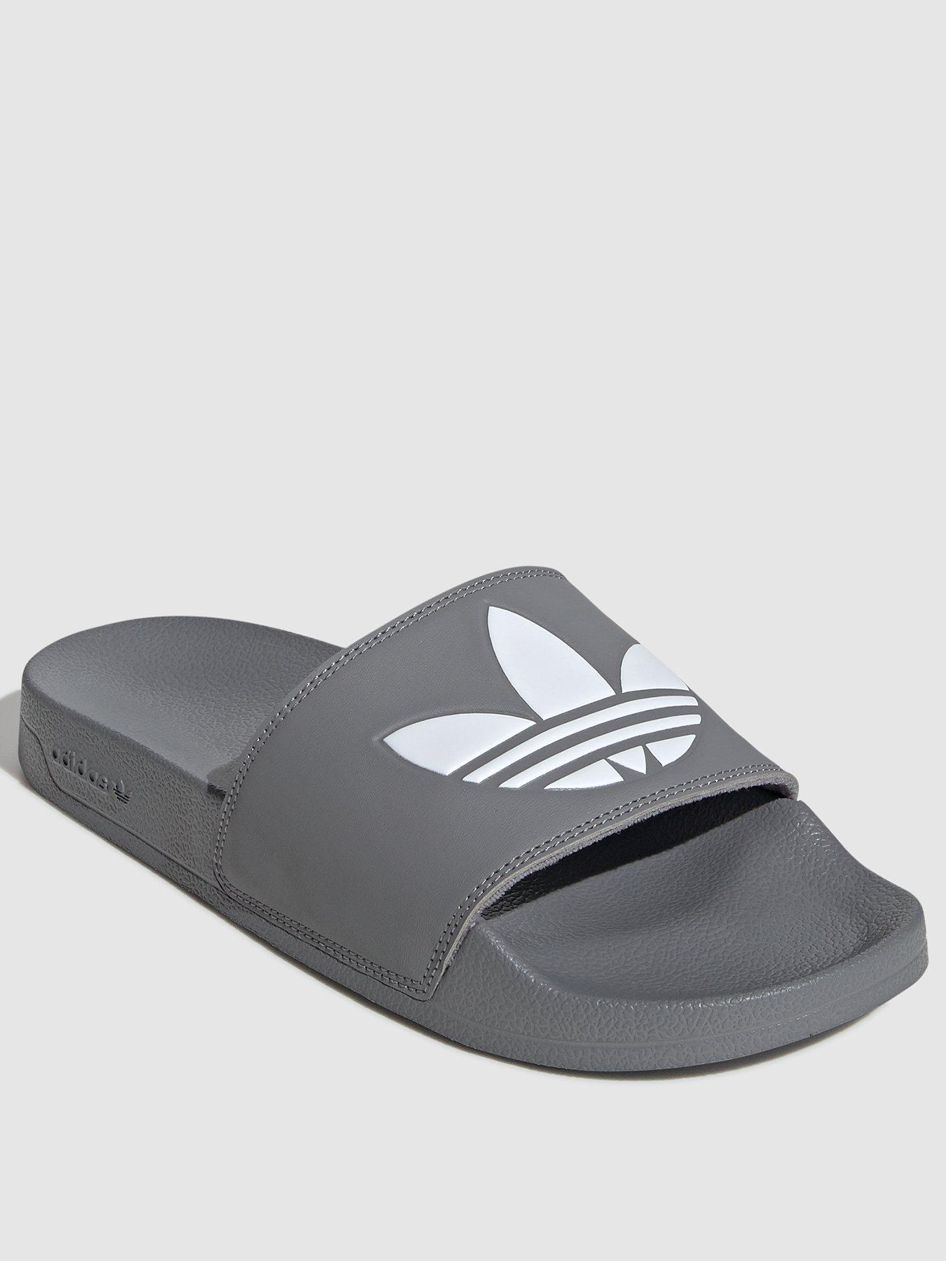 Mens sliders grey clearance