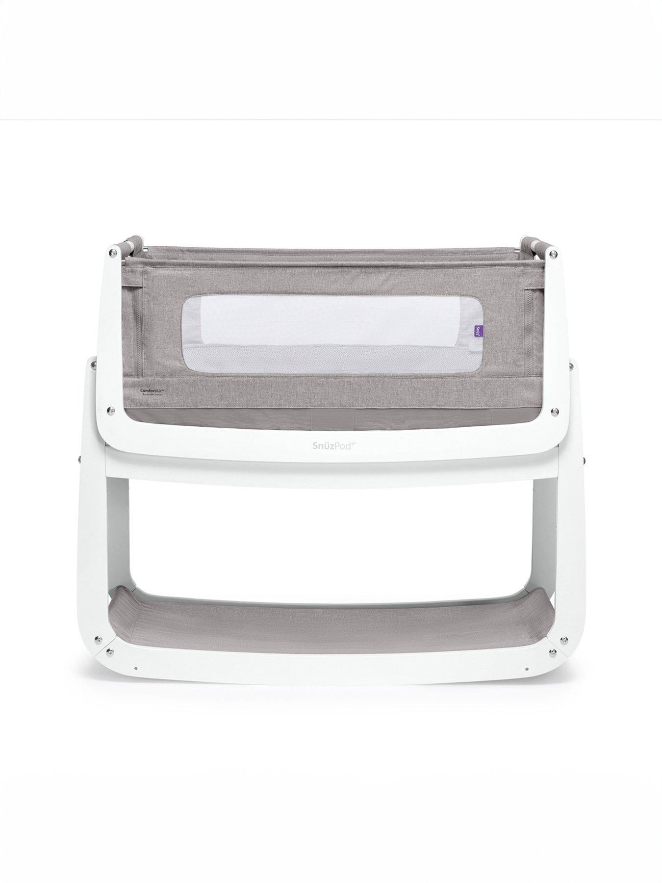 Product photograph of Snuz Snuzpod 4 Bedside Crib - Dusk from very.co.uk