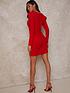 chi-chi-london-bodycon-party-dress-with-long-sleeves-redstillFront
