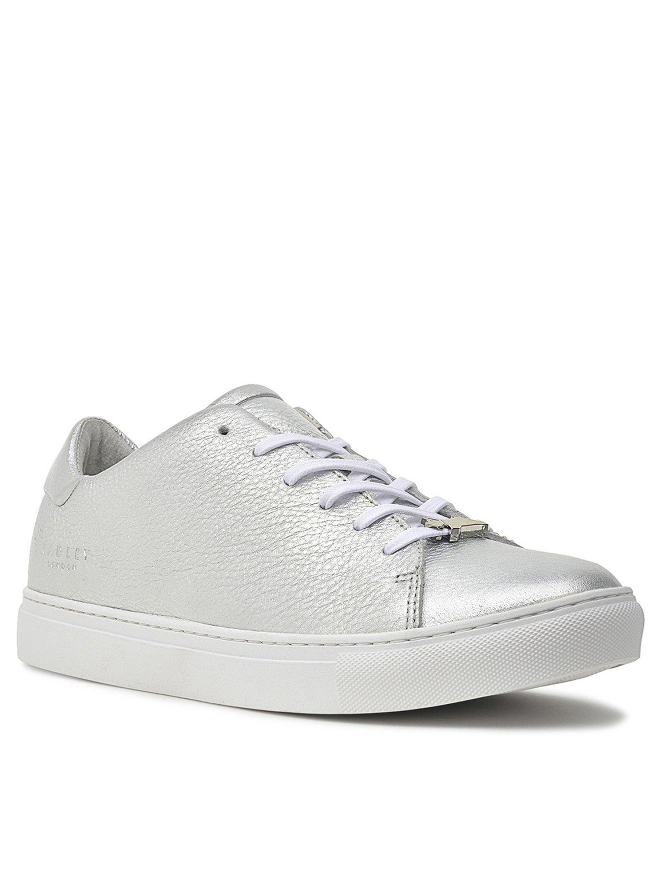 radley silver trainers