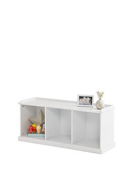 Product photograph of Great Little Trading Co Abbeville Storage Bench - White from very.co.uk