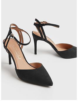 new-look-suedette-pointed-court-shoes-black