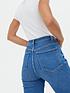  image of new-look-ripped-high-waist-hallie-super-skinny-jeans-bluenbsp