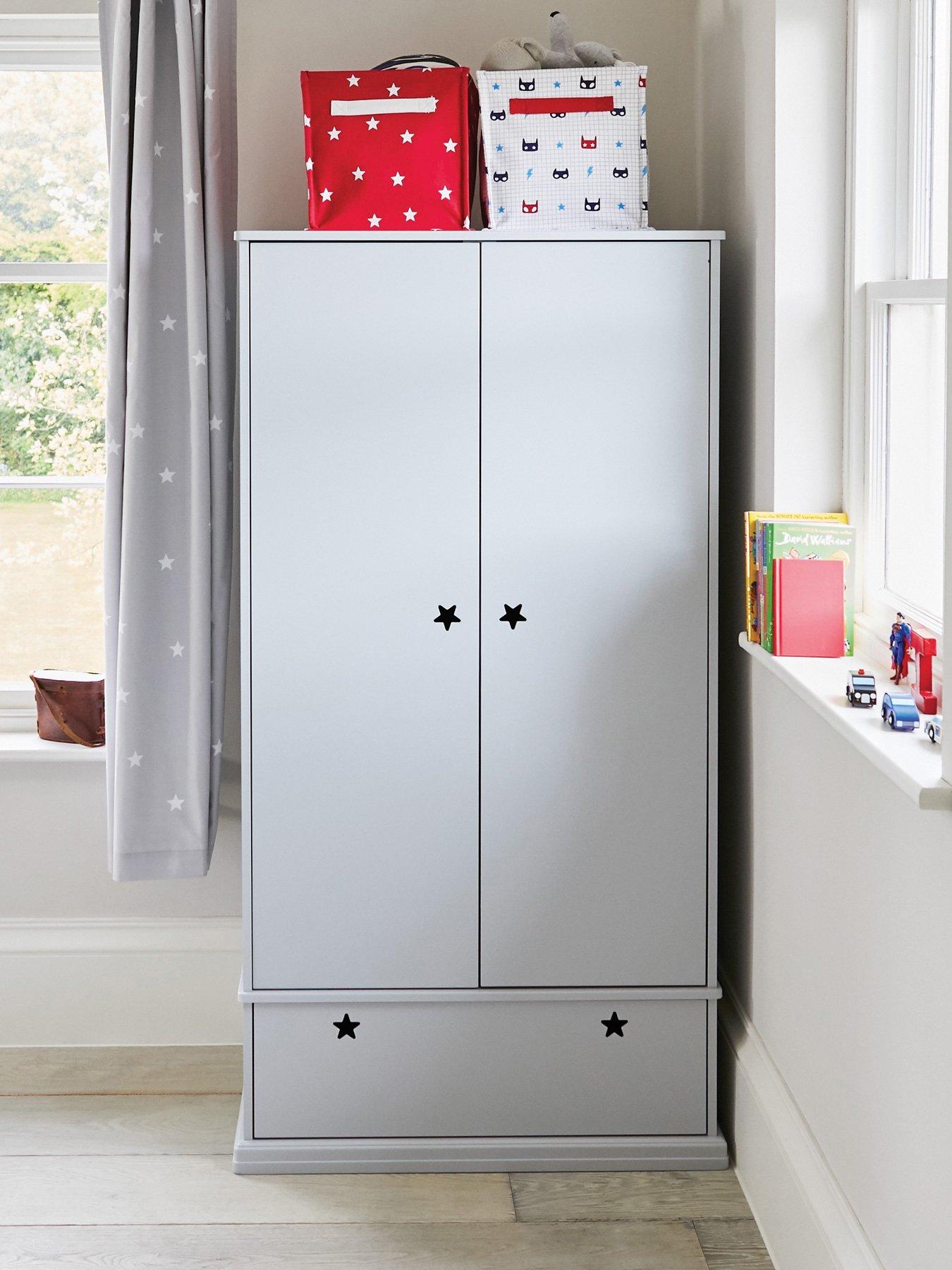 Baby store wardrobe grey