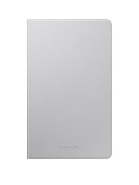 front image of samsung-book-cover-grey-tab-a7-lite
