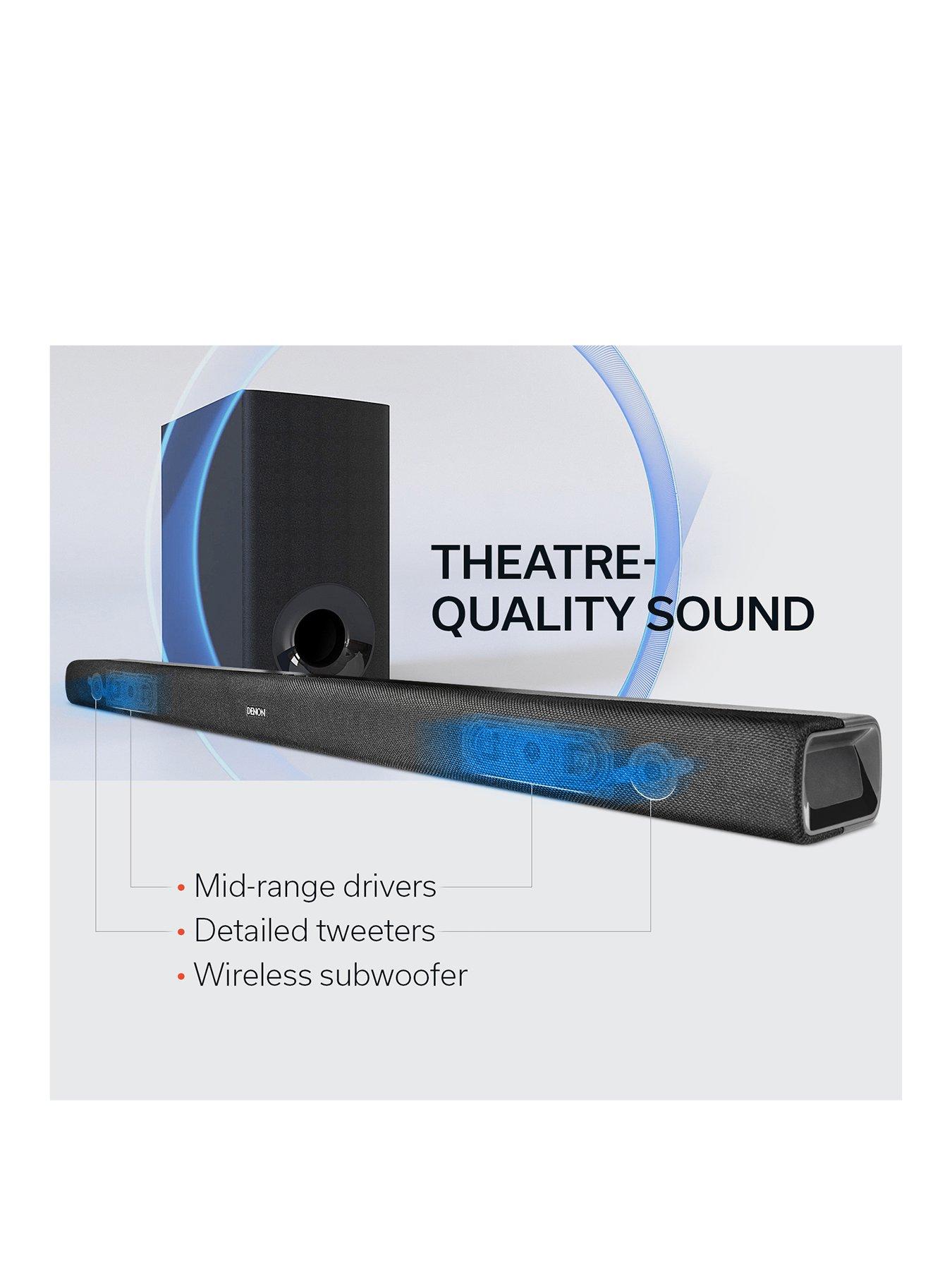 Denon DHT-S316 2.1 Mid-size Soundbar with Wireless Subwoofer