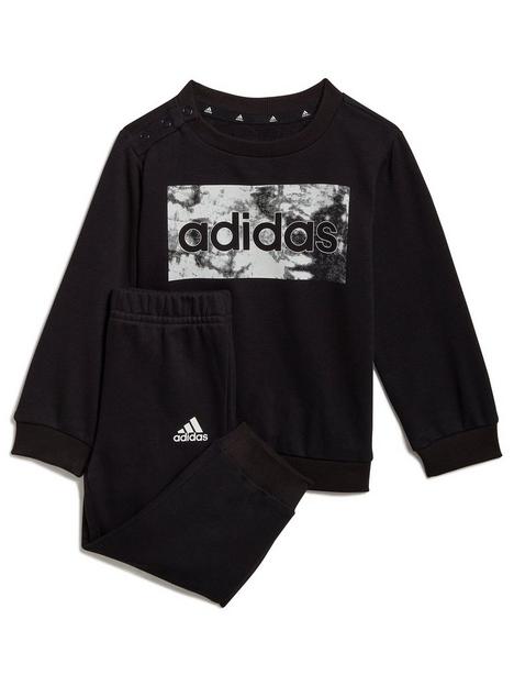 adidas-infant-linear-crew-sweat-top-amp-pants-set-blackwhite