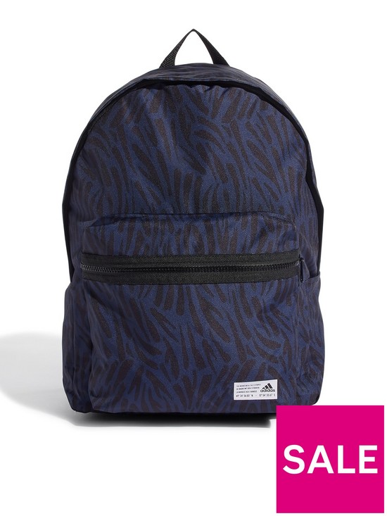 front image of adidas-kids-classic-graphic-backpack