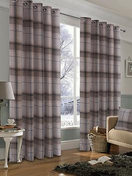Product photograph of Very Home Warrington Eyelet Blackout Curtains from very.co.uk