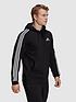  image of adidas-3-stripe-pullovernbspfleece-hoodie-plus-size-black