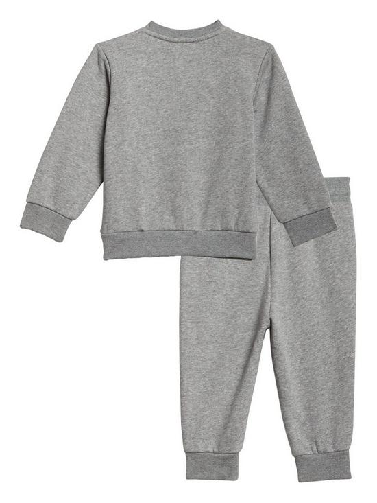back image of adidas-originals-infants-crew-set-grey