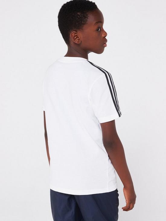stillFront image of adidas-sportswear-junior-essentials-short-sleeve-t-shirt-nbsp--whiteblack