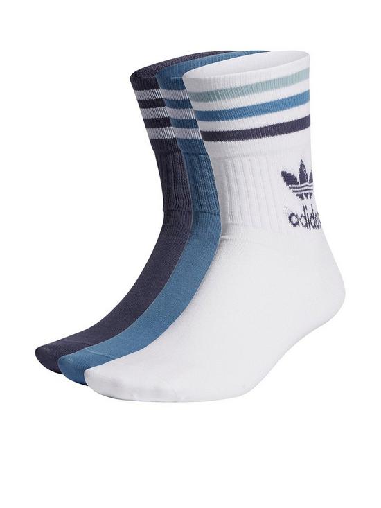 front image of adidas-originals-mid-cut-stripe-crew-sock