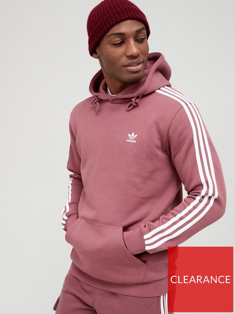 adidas-originals-3-stripe-pullover-hoodie-crimson