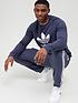  image of adidas-originals-trefoil-crew-sweatshirt-navywhite