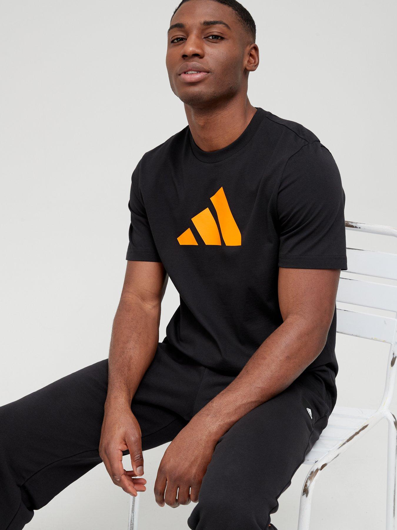T-shirts & Polos Future Icons 3 Bar T-Shirt - Black/Orange