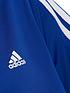  image of adidas-junior-3-stripes-short-amp-tee-set-bluenavy