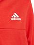  image of adidas-older-boys-cotton-hooded-tracksuit-redblack