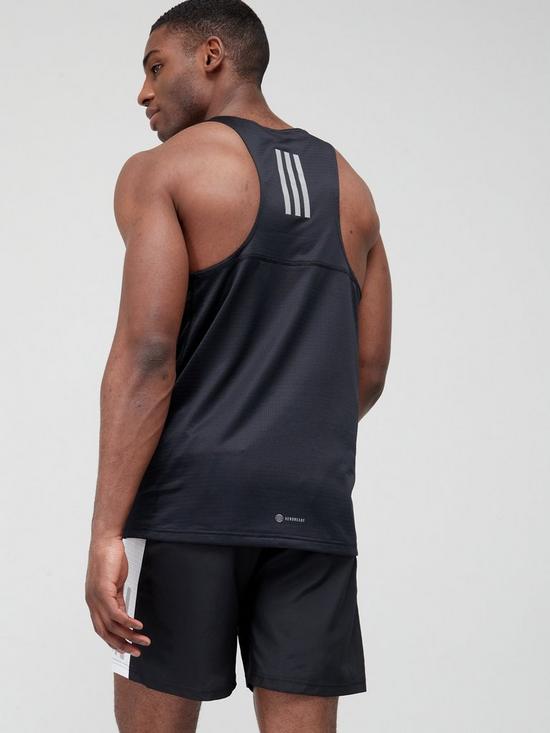 stillFront image of adidas-own-the-run-vest-blacksilver
