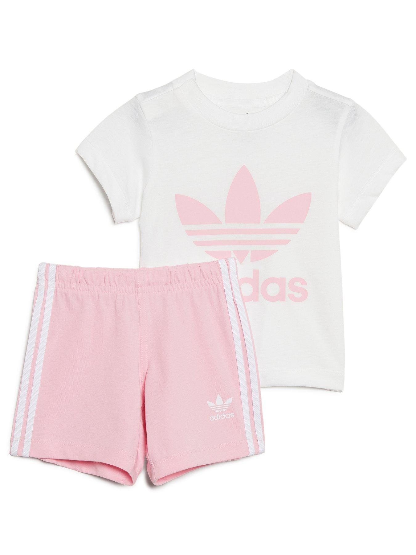  Adidas Originals Infant Unisex Trefoil Short & Tee Set