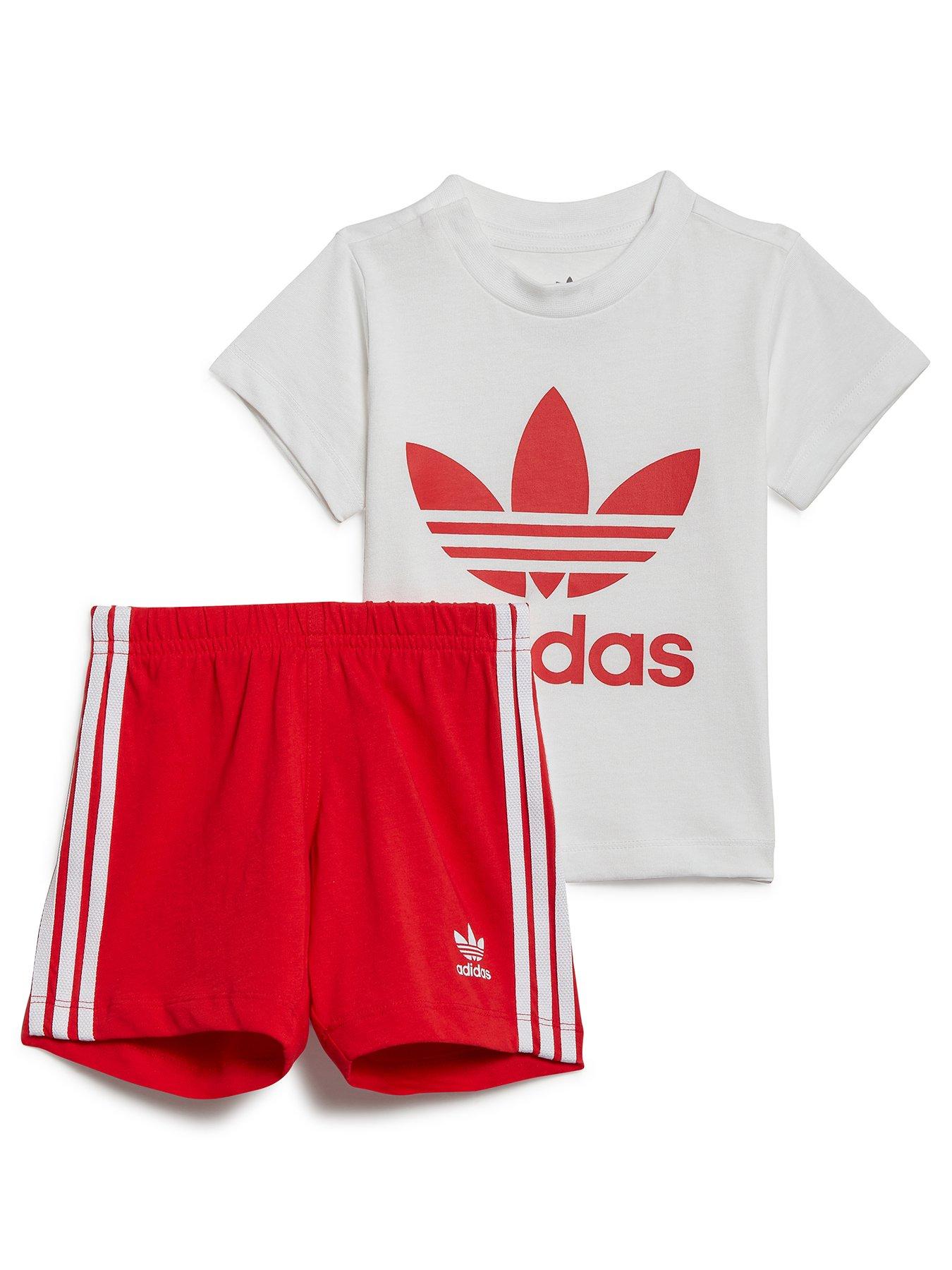Sportswear Adidas Originals Infant Unisex Trefoil Short & Tee Set