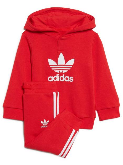 adidas-originals-infant-unisex-trefoil-hoodie-amp-pants-set-redwhite
