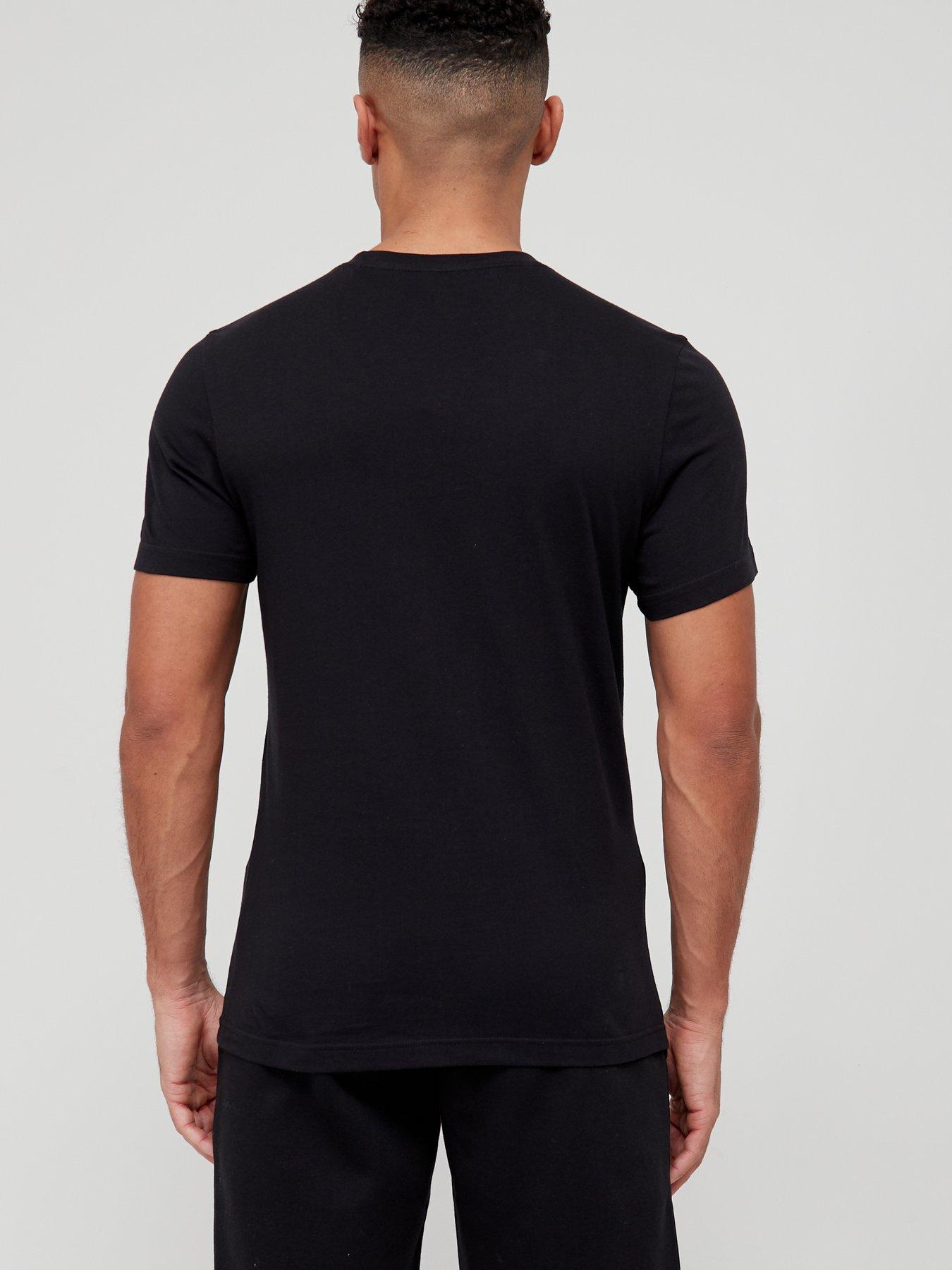 Reebok RI Big Logo T-Shirt - Black | very.co.uk
