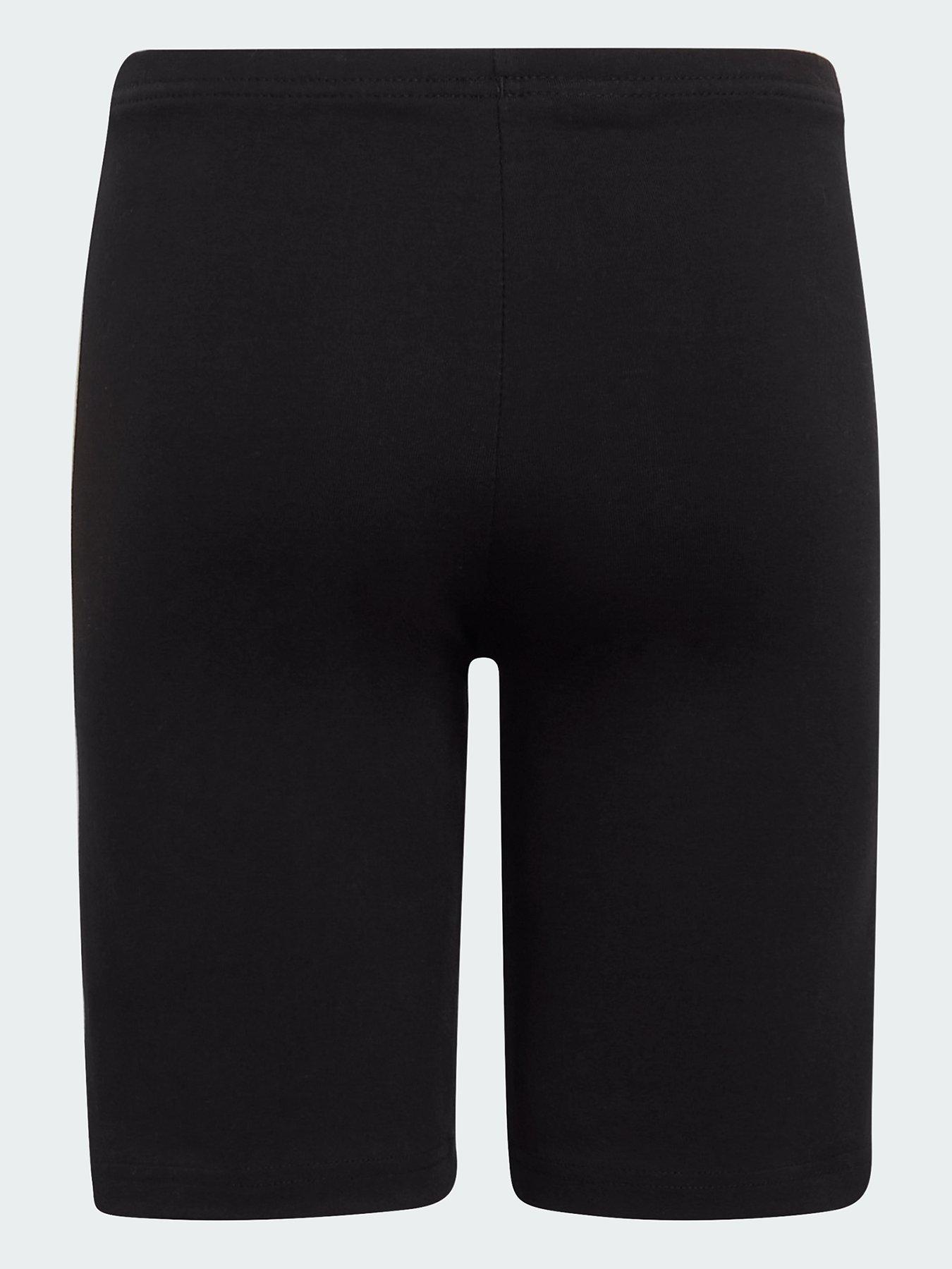 UNDER ARMOUR Girls Challenger Knit Shorts - Black/White