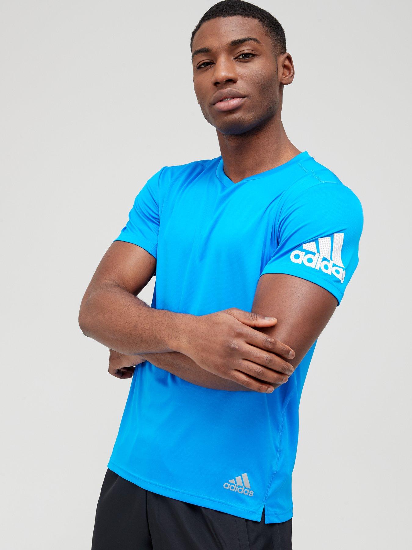 T-shirts & Polos Run It Badge Of Sport T-Shirt - Blue