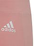  image of adidas-older-girls-3-bar-leggings-pinkwhite