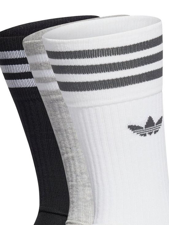 back image of adidas-originals-solid-stripe-crew-sock