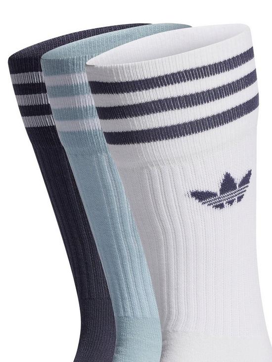 back image of adidas-originals-solid-stripe-crew-sock