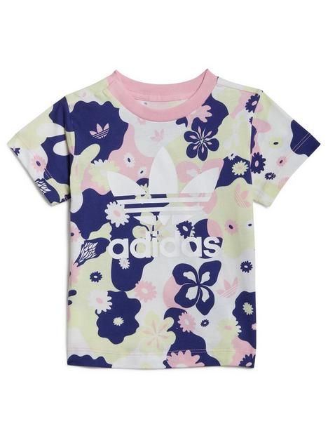 adidas-originals-infant-girlsnbsptrefoil-t-shirt-floral