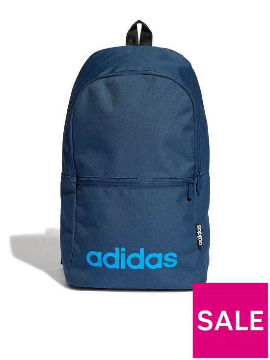 front image of adidas-linear-classic-backpack