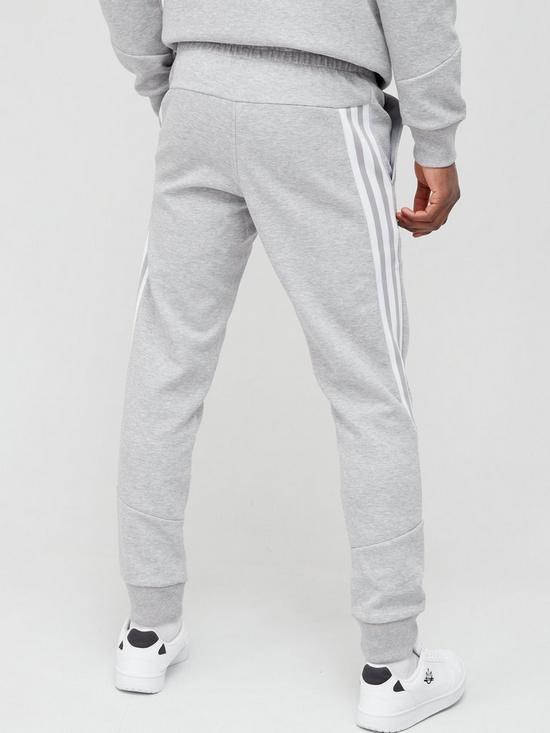 stillFront image of adidas-future-icons-3-stripe-pants-grey-heather
