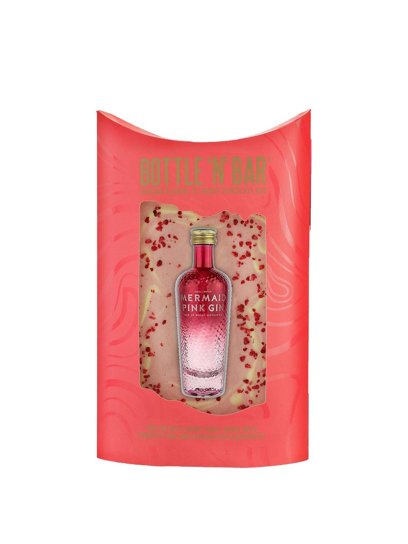 Product photograph of Bottle N Bar With Mermaid Pink Gin from very.co.uk