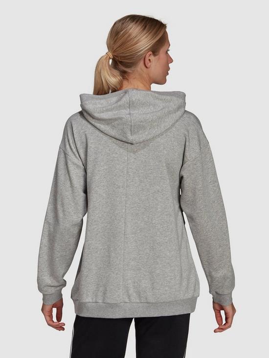 stillFront image of adidas-maternity-hoodie-medium-grey-heather