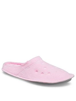Crocs Classic Slipper - Pink , Pink, Size 4, Women|4