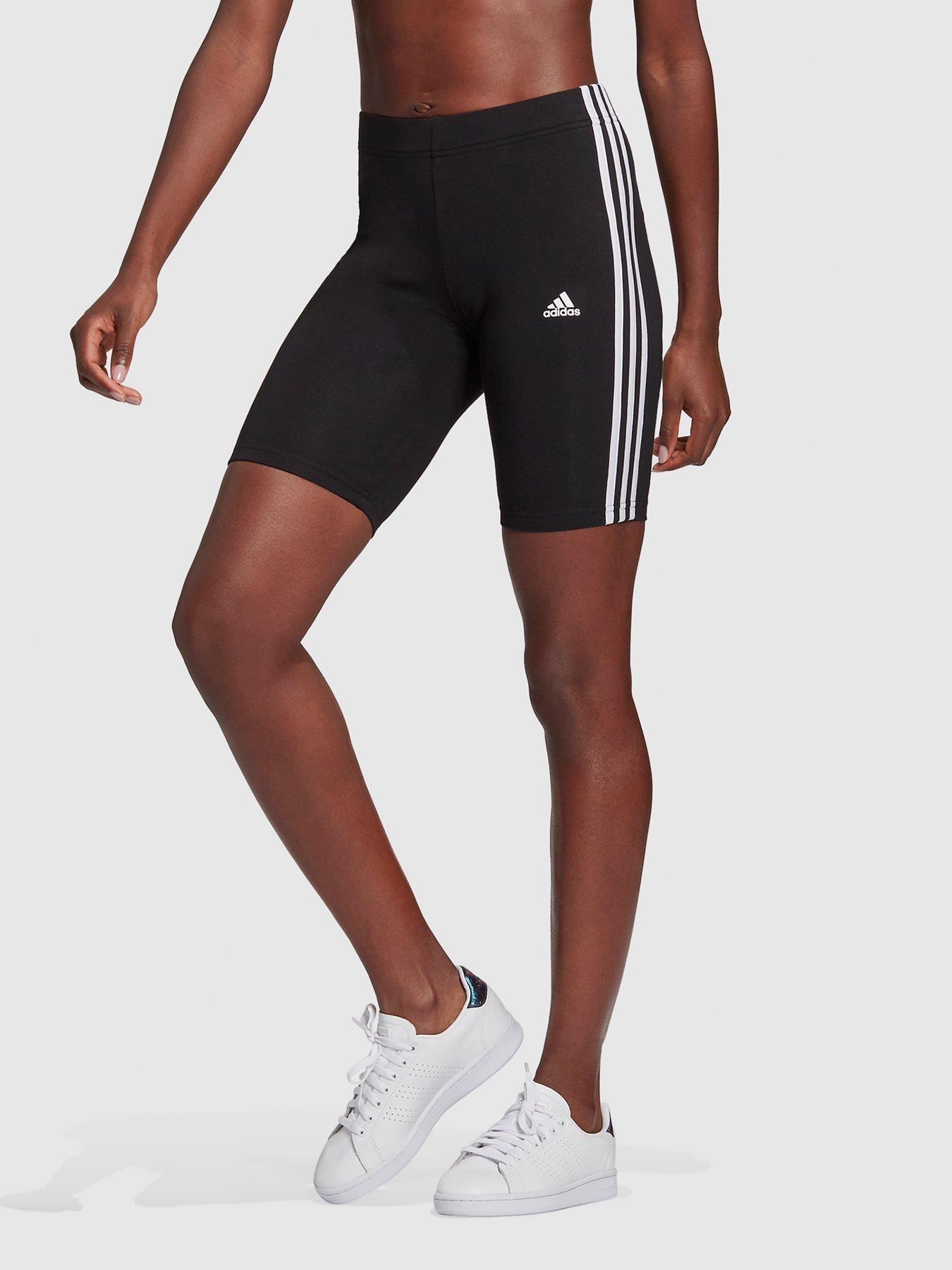 womens adidas shorts black