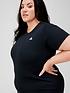  image of adidas-supernova-running-womens-t-shirt-plus-size-black