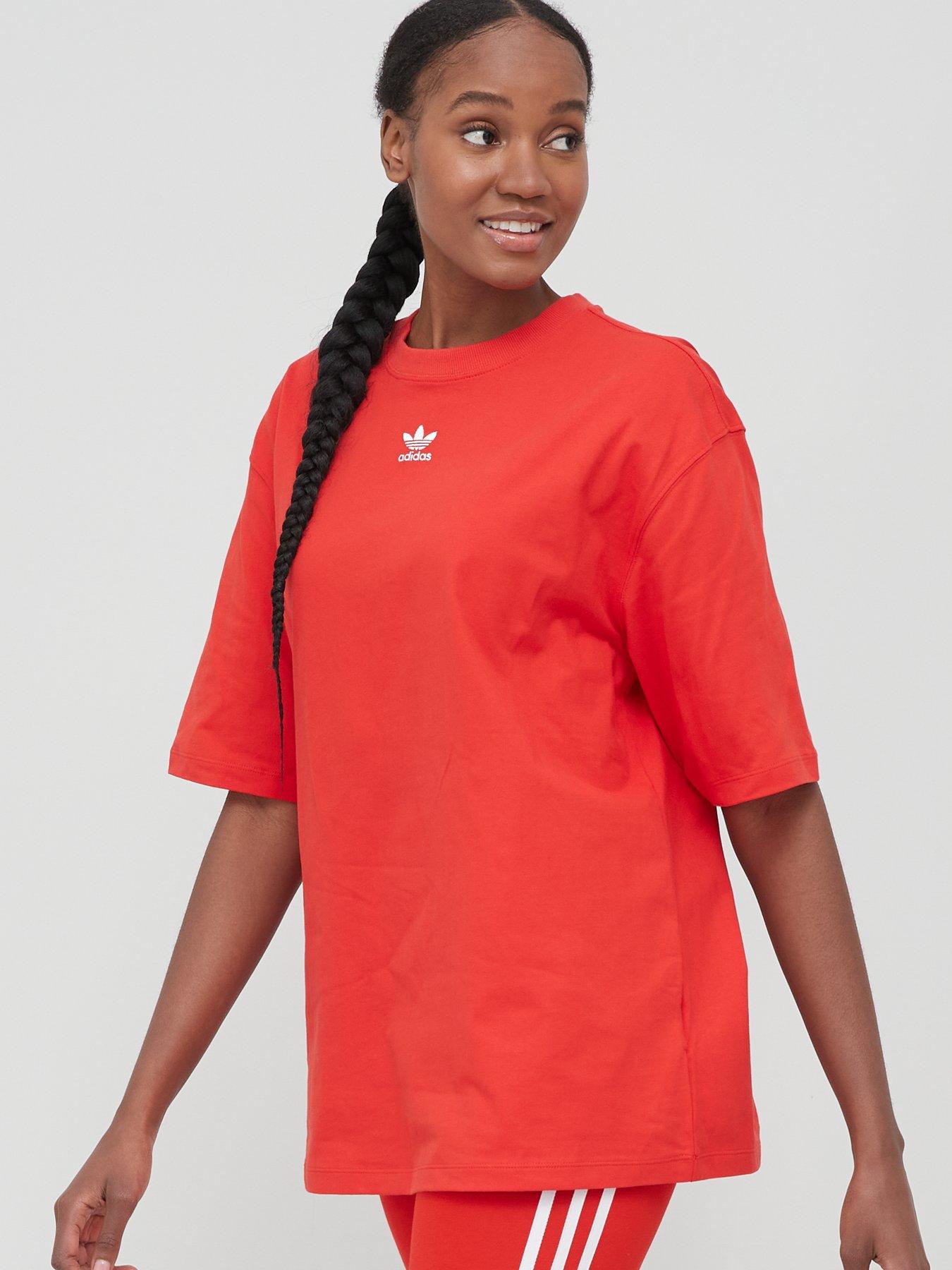 Tops & T-shirts Trefoil Loose T-Shirt - Red