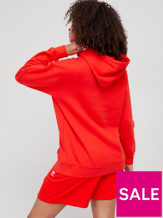 stillFront image of adidas-originals-trefoil-hoodie-red