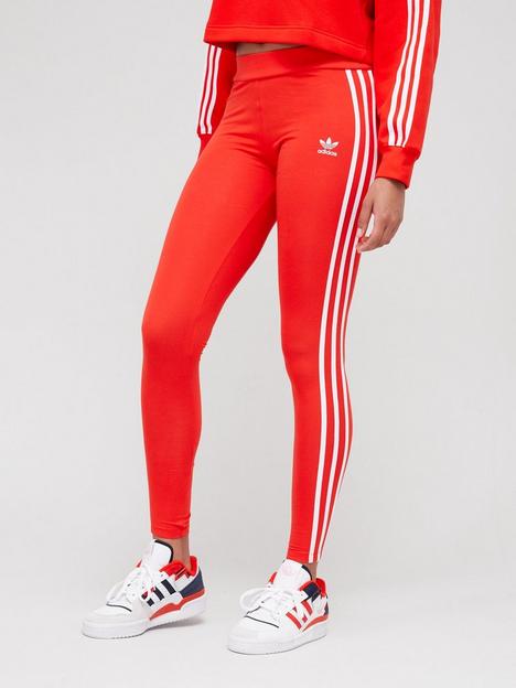 adidas-originals-3-stripes-leggings-red