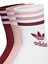  image of adidas-originals-3-pack-ofnbspmid-cut-crew-sock-whitepink