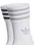 image of adidas-originals-2-pack-ofnbspmid-cut-glitter-sock-white