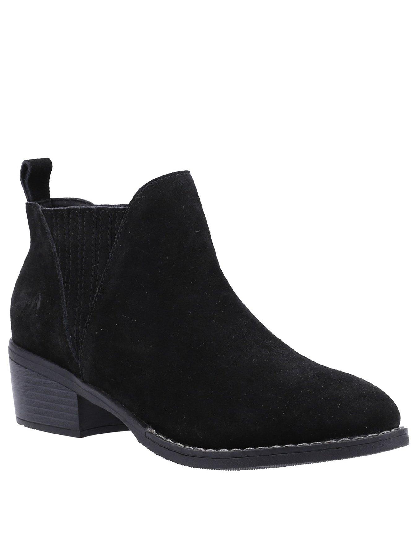 Hush Puppies Emilia Ruched Ankle Boot - Black
